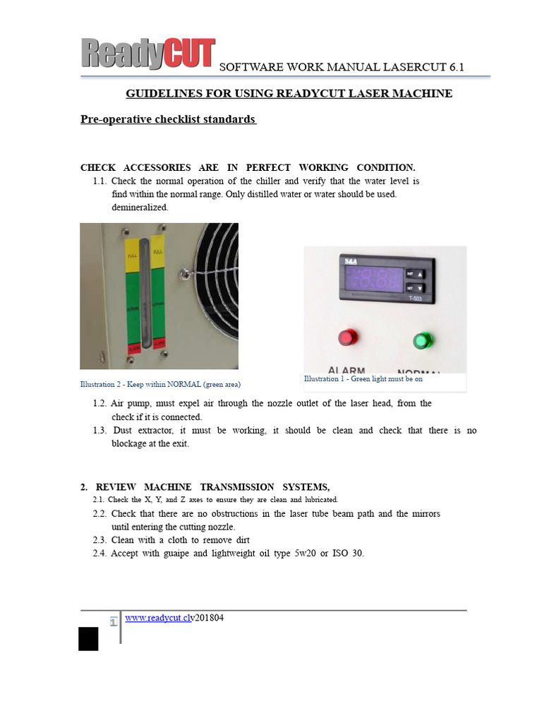 LaserCut 6.1 Software User Guide | PDF | Ultraviolet
