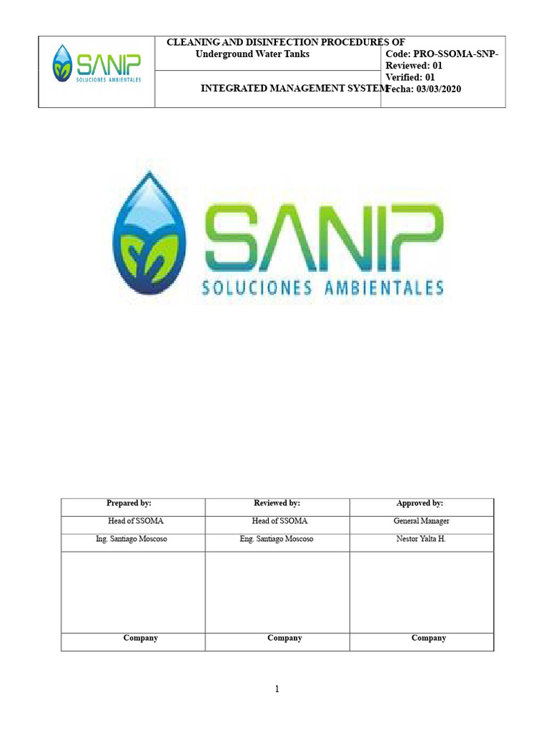 Cleaning and Disinfection Procedure | PDF | Personal Protective ...