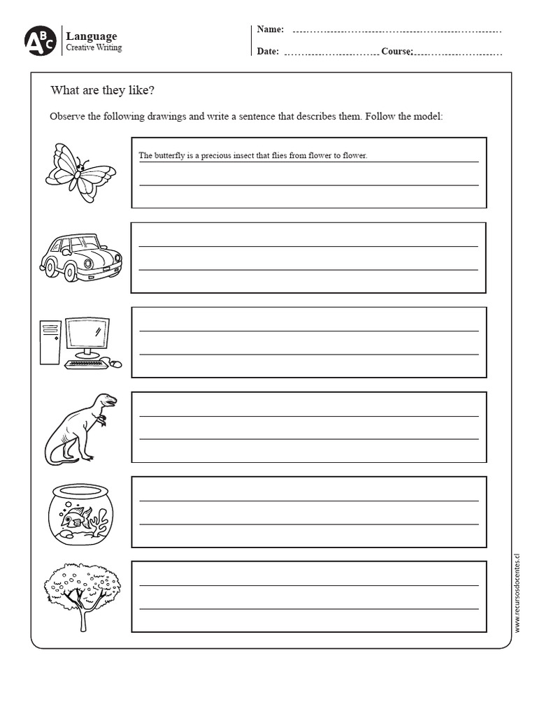Super Creative Writing Notebook First Cycle 23 Sheets | PDF