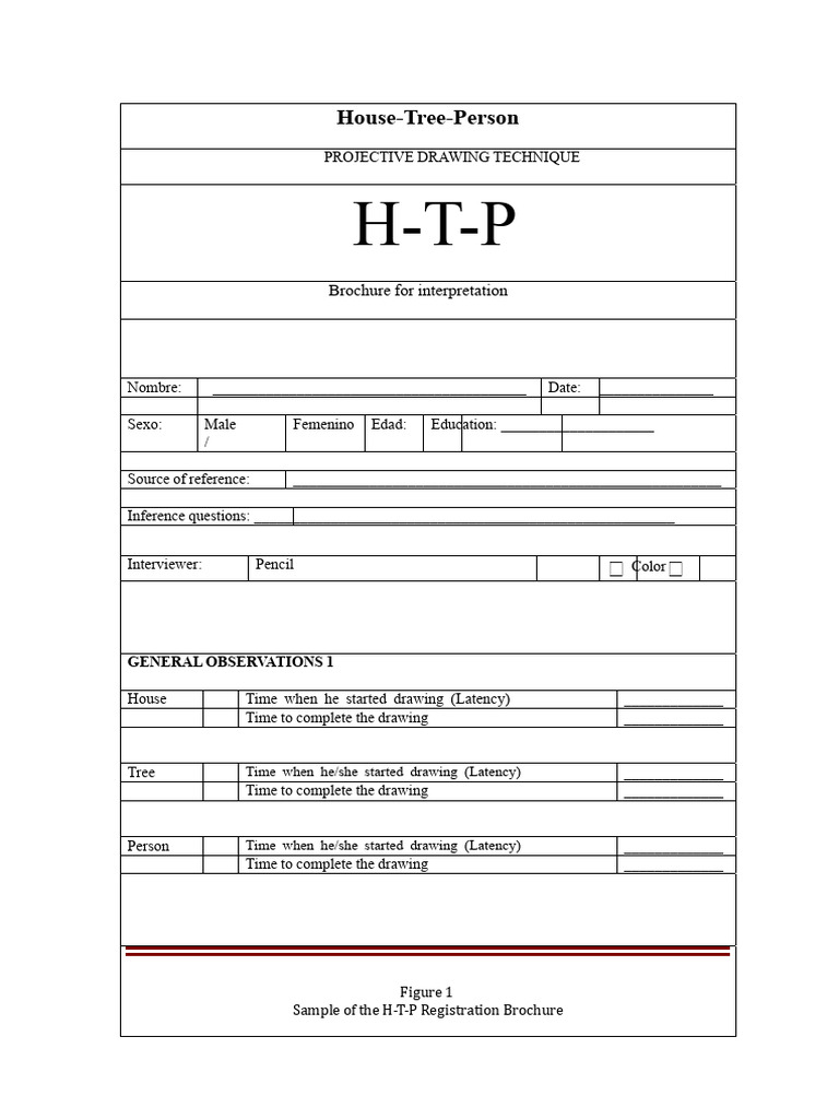 HTP Interpretation Brochure | PDF