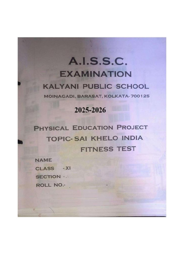 Physical Education Practical | PDF