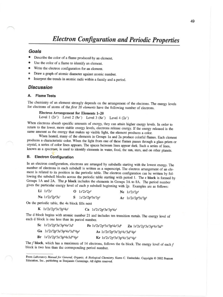 Electron Configuration | PDF
