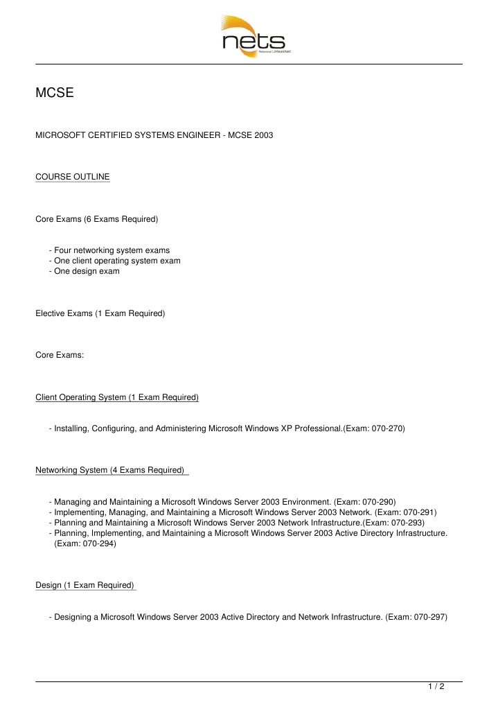 MCSE | PDF | Computers