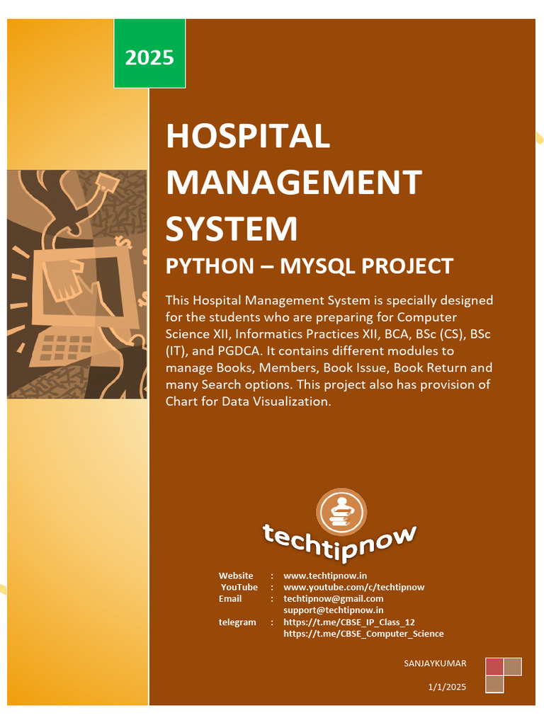 Hospital Management System Project | PDF | Websites | Sql