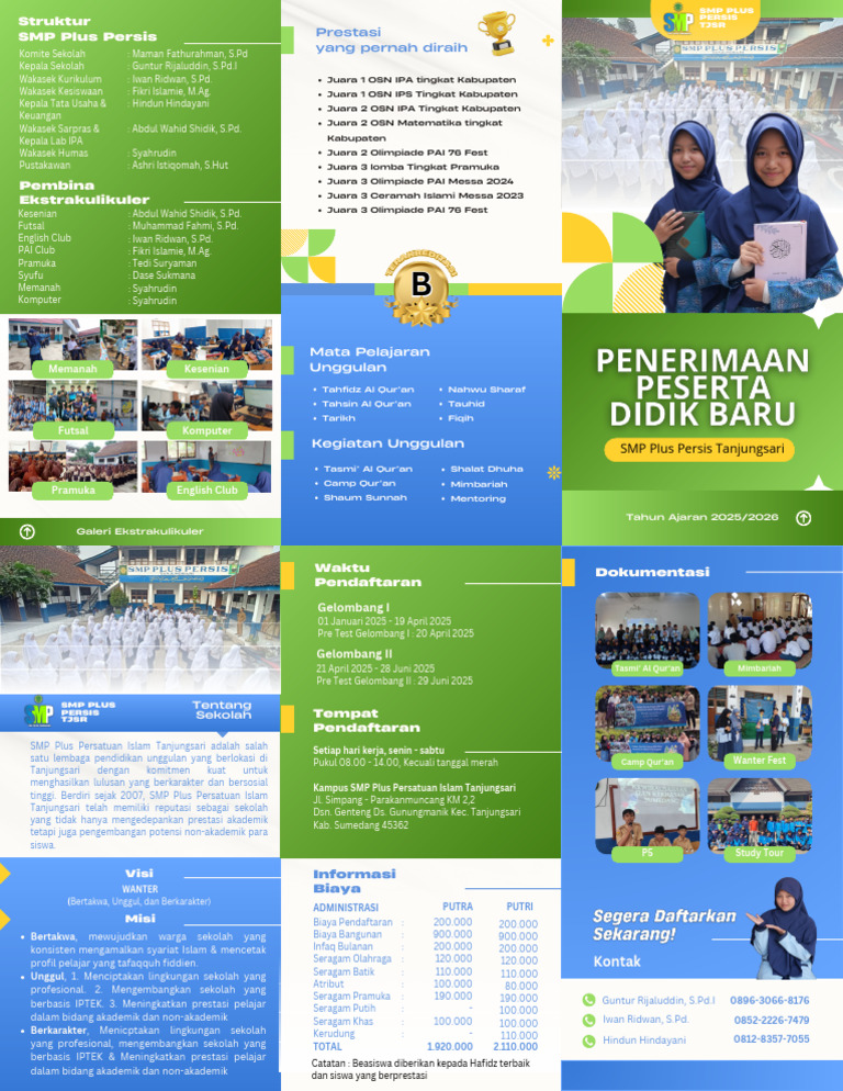 Prestasi dan Program SMP Plus Persis | PDF