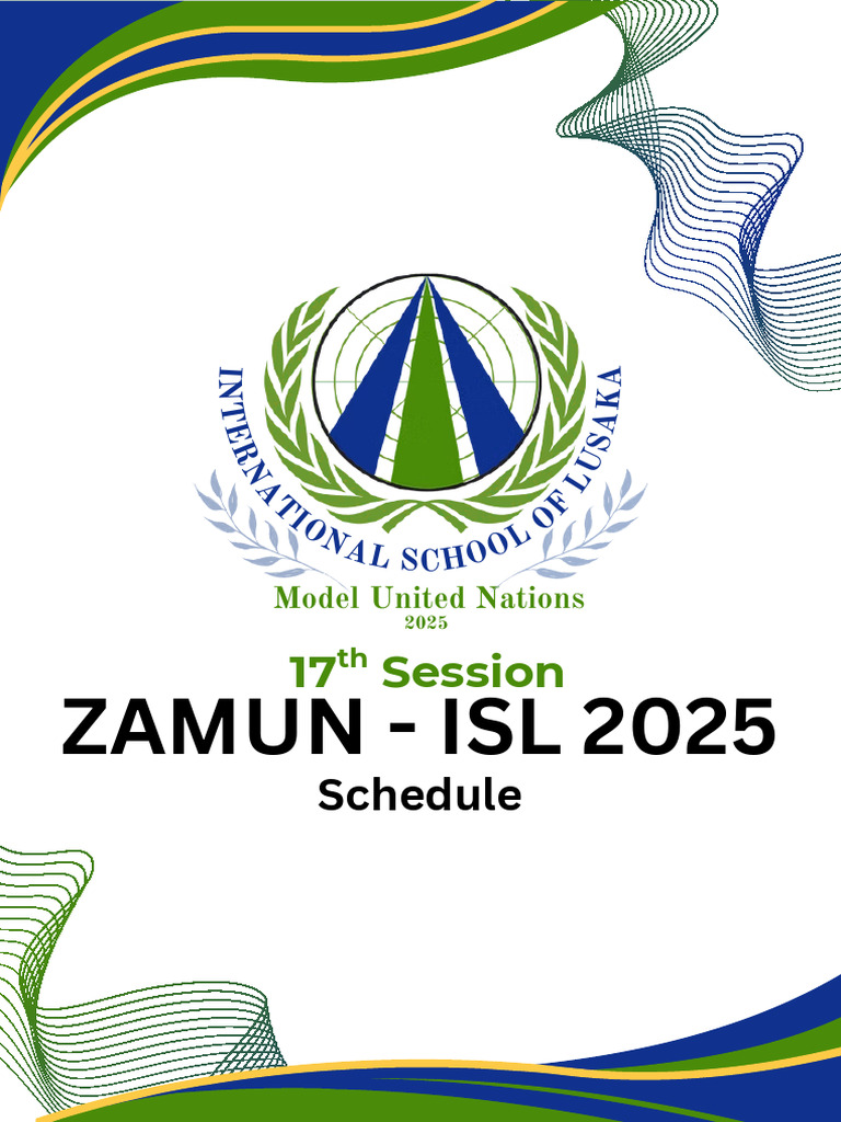 ZAMUN Schedule_251114_122703 | PDF | Global Politics | International ...