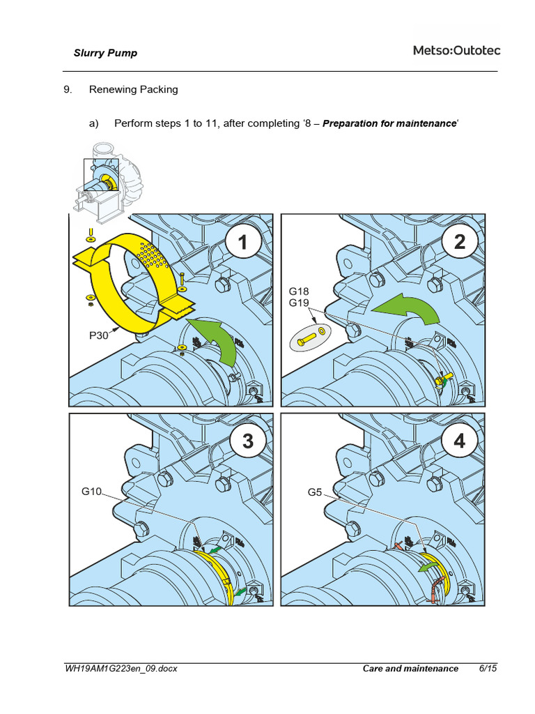 Slurry Pump Maintenance Guide | PDF | Bearing (Mechanical) | Pump