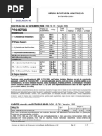226_PRECOS E CUSTOS DS CONSTRUCAO - 1- OUTUBRO-2008