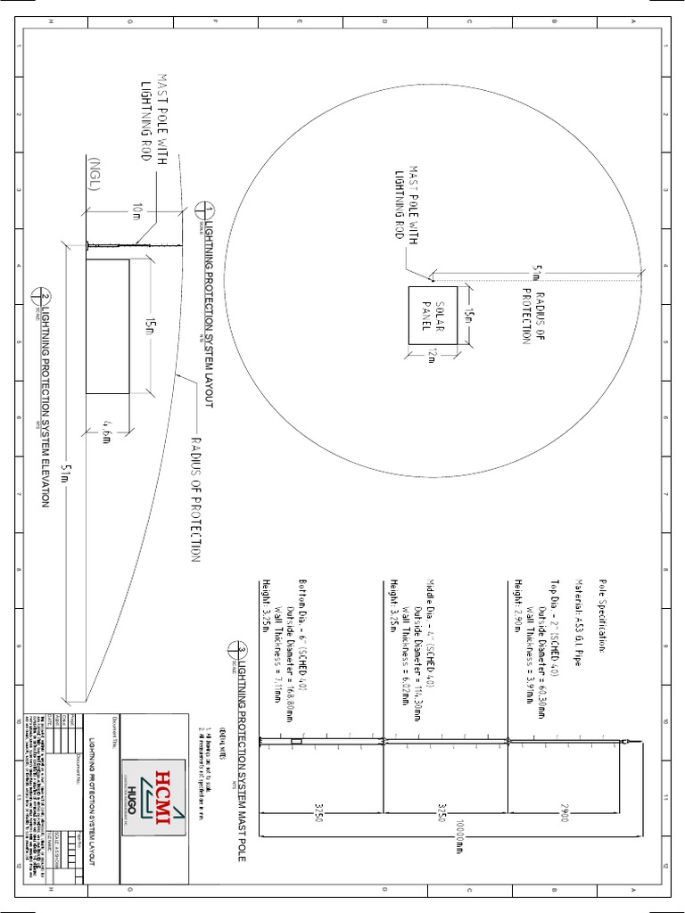 Lightning Protection System Layout Guide | PDF