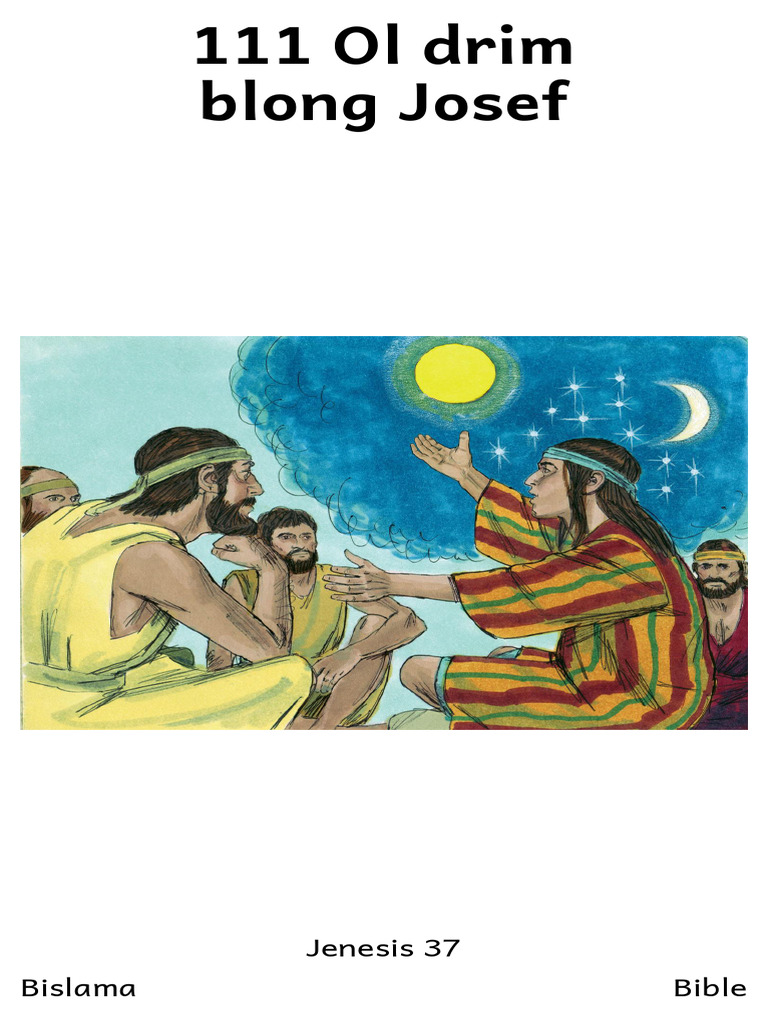 Josef's Dreams in Bislama Bible | PDF