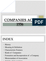 Companies Act 1956 Overview