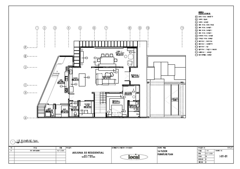 I 01 01 Furniture Plan | PDF