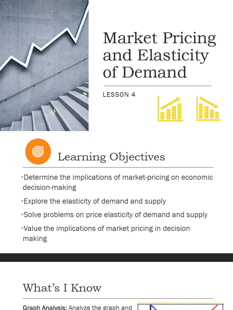 4. Market Pricing and Elasticity of Demand | PDF | Demand | Elasticity ...