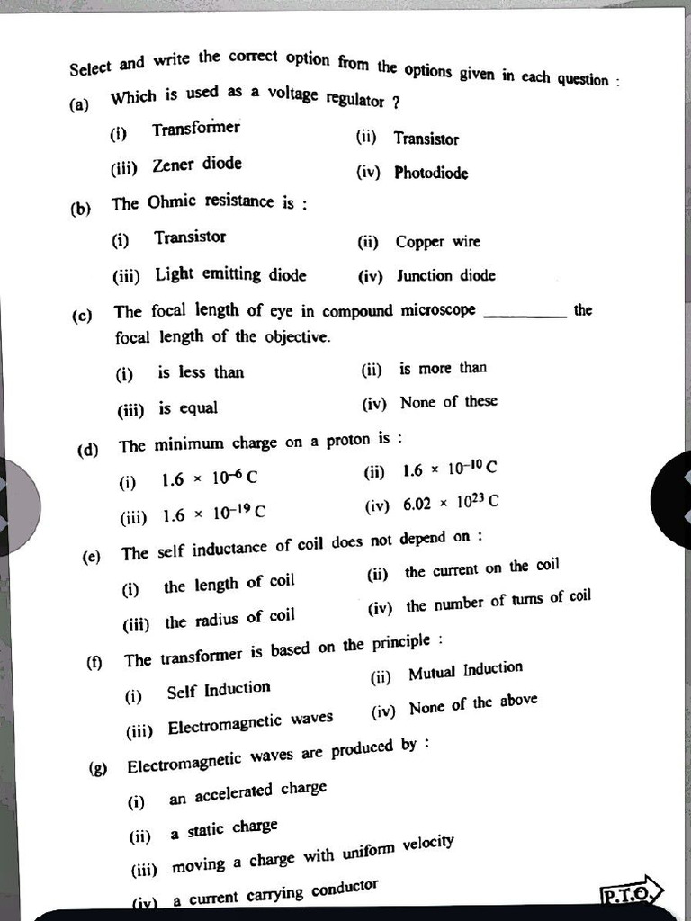 Class 12 Phy 4 | PDF