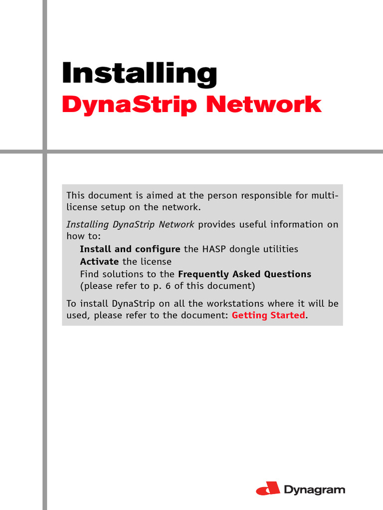 DynaStrip Network Installation Guide | PDF | Computer Architecture ...
