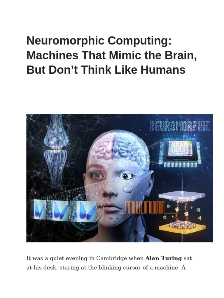 Understanding Neuromorphic Computing | PDF | Artificial Intelligence ...