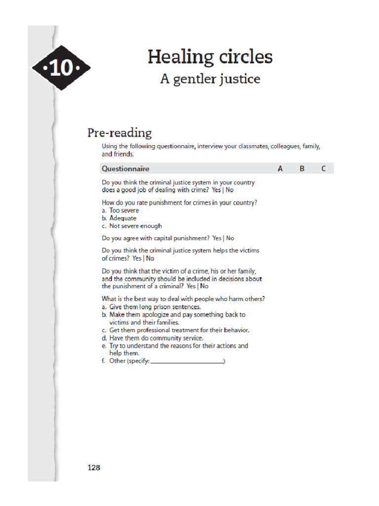 ENG 3 - Practice Makes Perfect Adv - Healing Justice | PDF