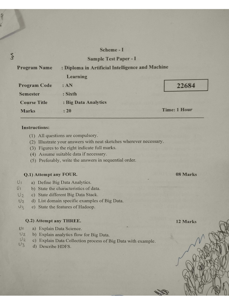 BAD Sample Paper | PDF