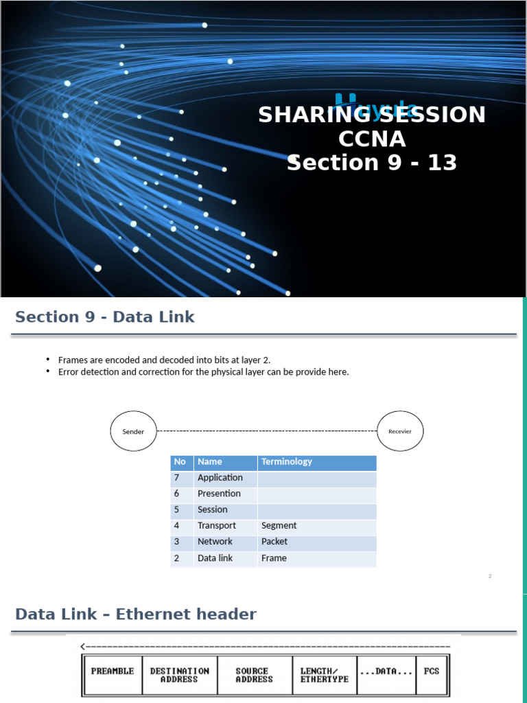 Sharing Session Ccna Part 2 Pdf Network Switch Computer Network