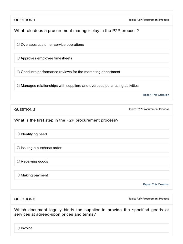 P2P Procurement Process Explained | PDF | Procurement | Receipt