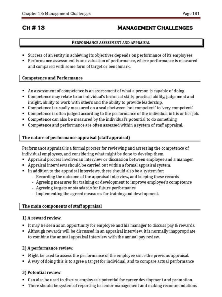 Performance Appraisal Strategies Explained | PDF | Performance ...