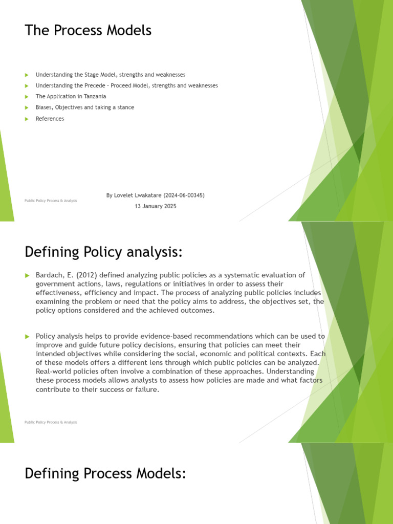 Public Policy Process Models Explained | PDF | Policy