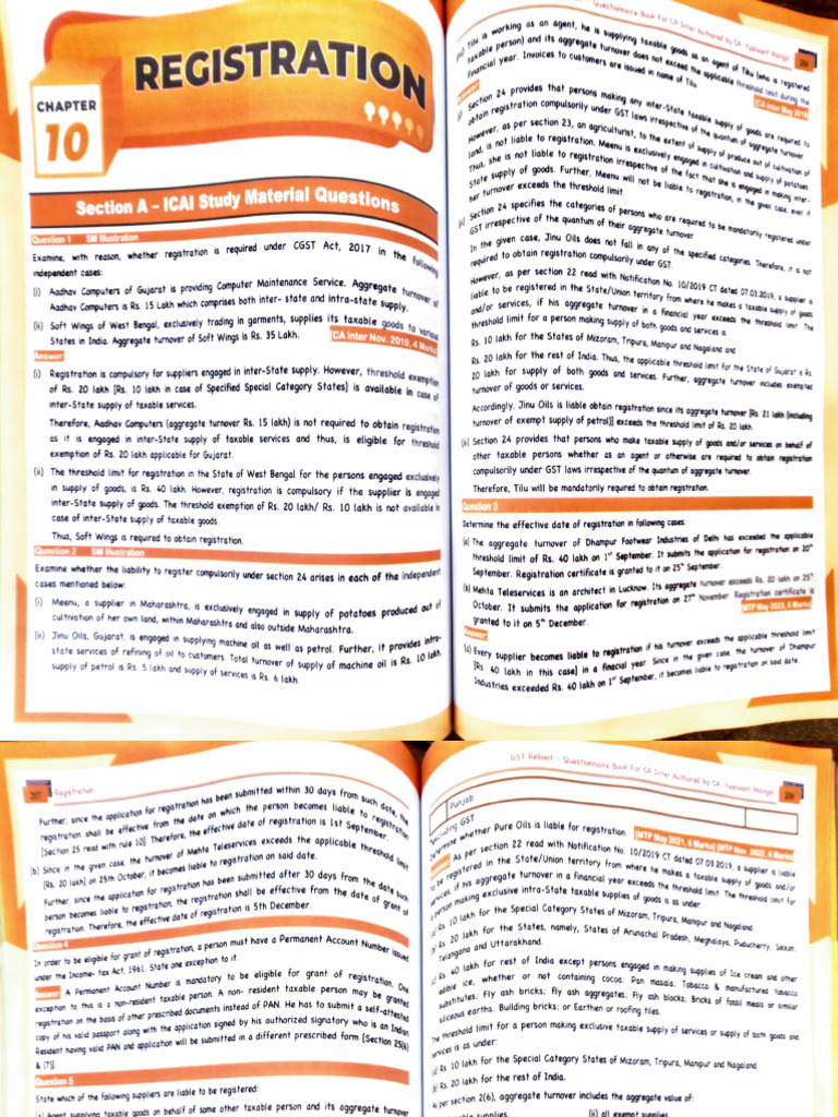GST Registration Requirements Explained | PDF