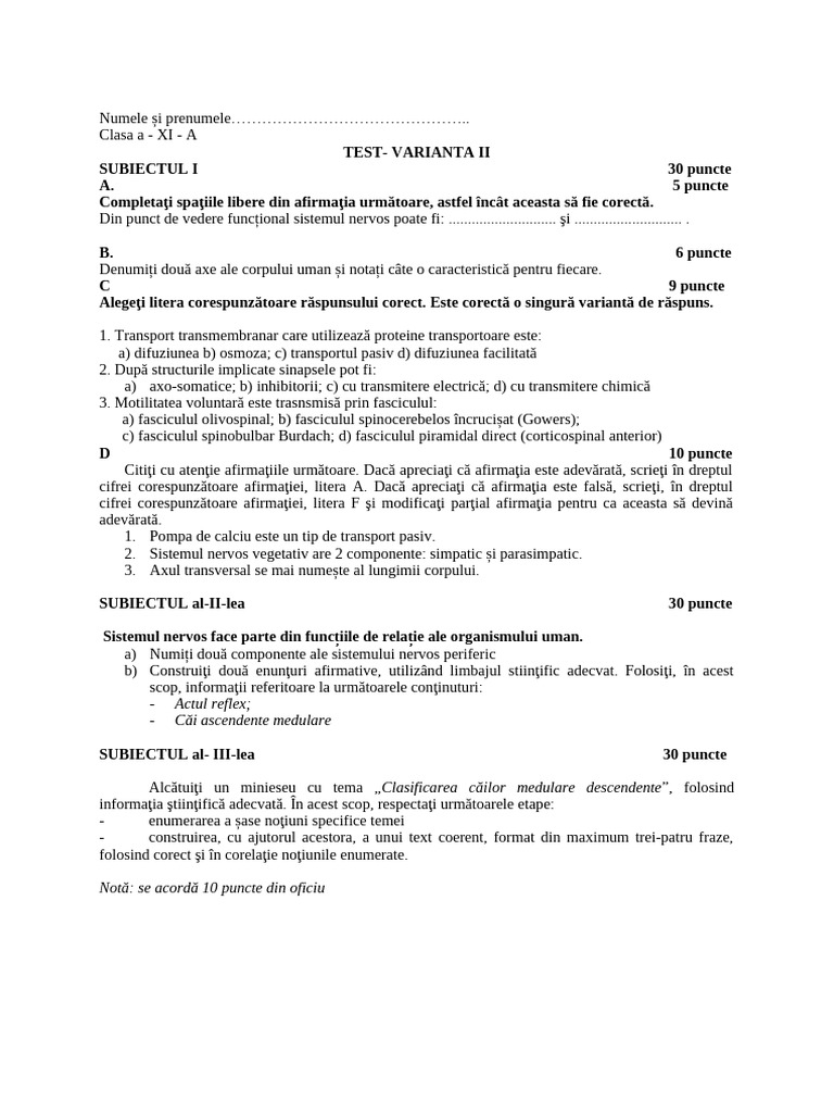 Test XIA V.II | PDF