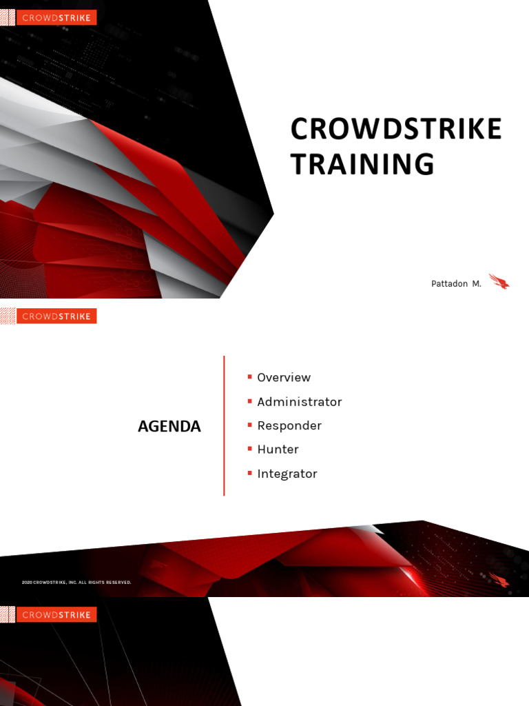 CrowdStrike Training Overview and Setup | PDF | Windows Registry | Malware