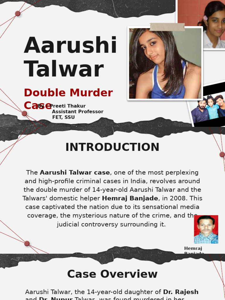 Aarushi Talwar Double Murder Case Analysis | PDF | Criminal Law | Crimes