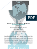 Wikileaks Document Release: Congressional Research Service Report Rl32465