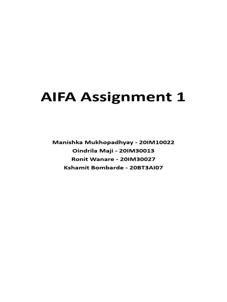 Ai Aifa | PDF | Computer Science | Computer Programming