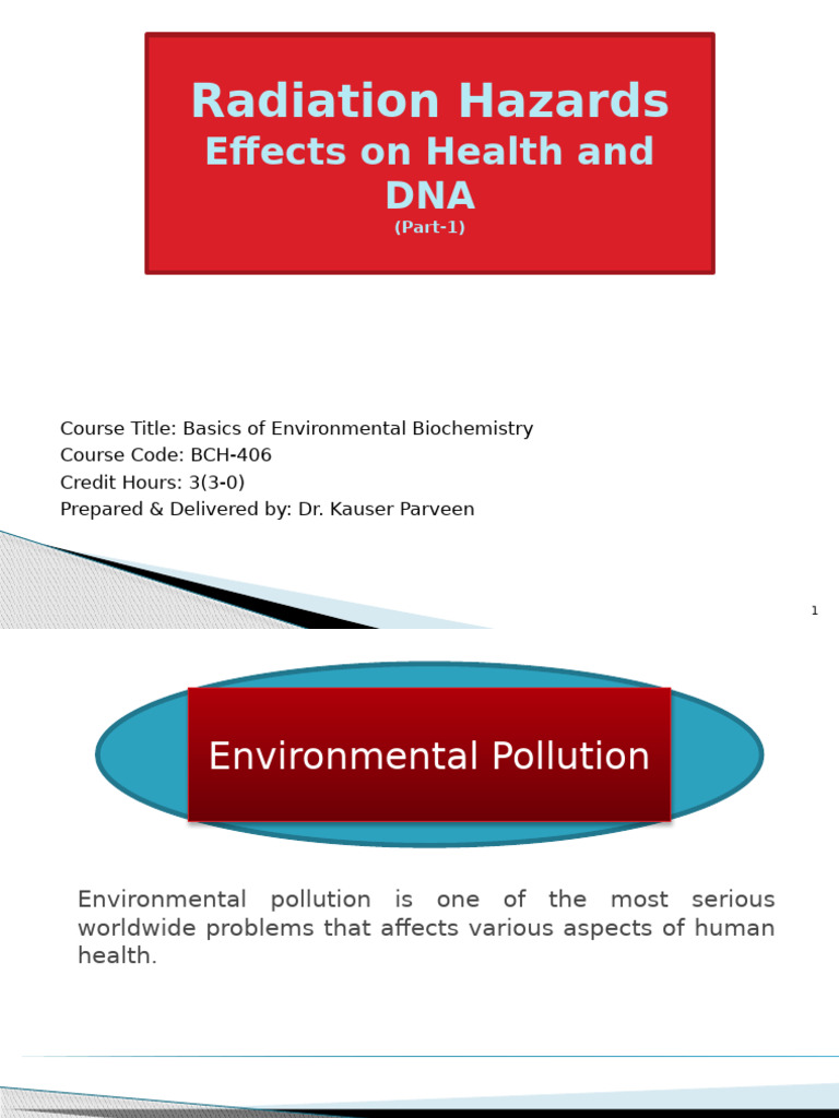 Radiation Hazards and Health Effects | PDF | Radioactive Contamination ...