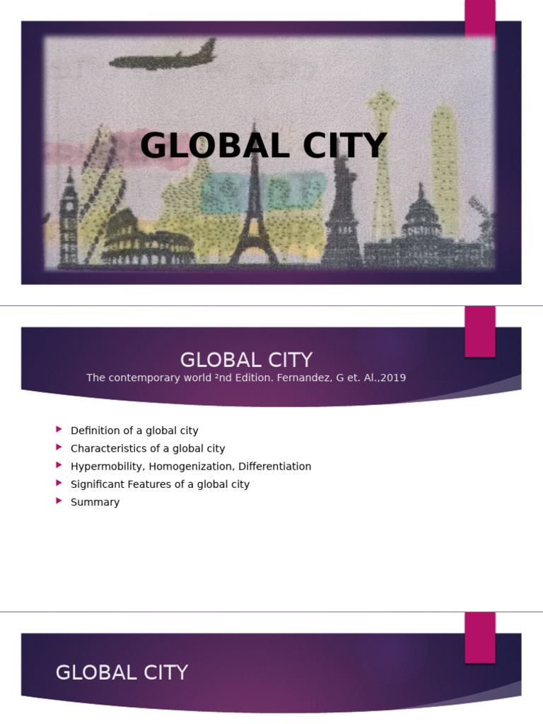 Understanding Global Cities: Key Features | PDF | City | Globalization