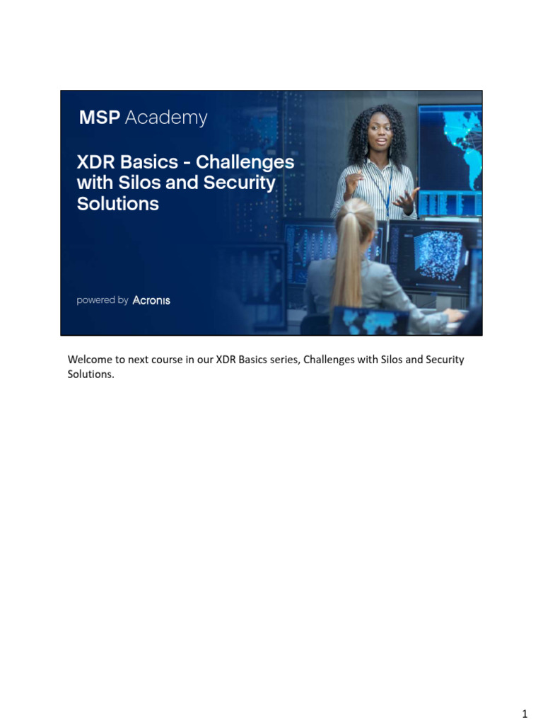 XDR Chapter 2 | PDF | Computer Security | Security