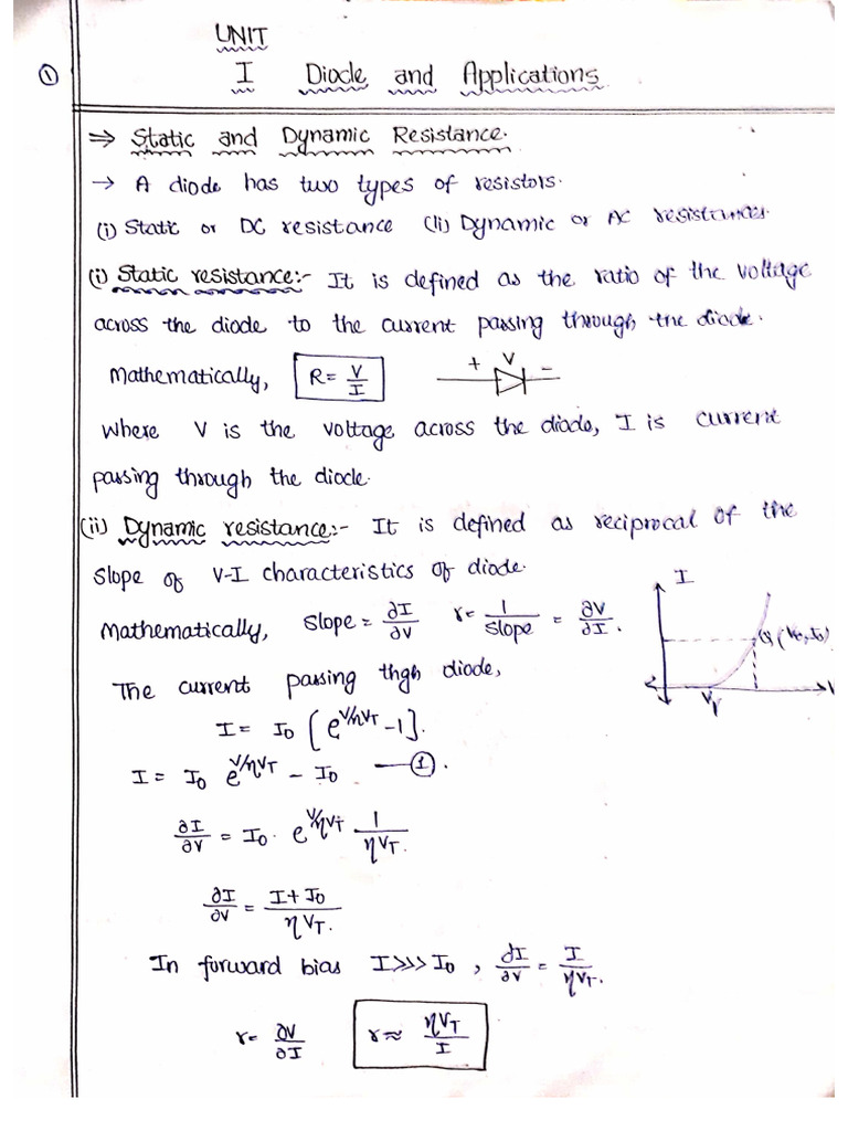 Edc Unit - 1 | PDF