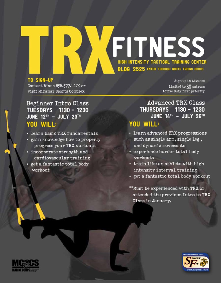 Beginner & Advanced TRX Classes | PDF