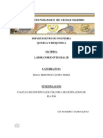 Calculo de Eficiencia de Columna de Ion de Platos