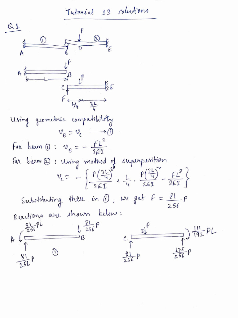 Tutorial 13 Solutions | PDF