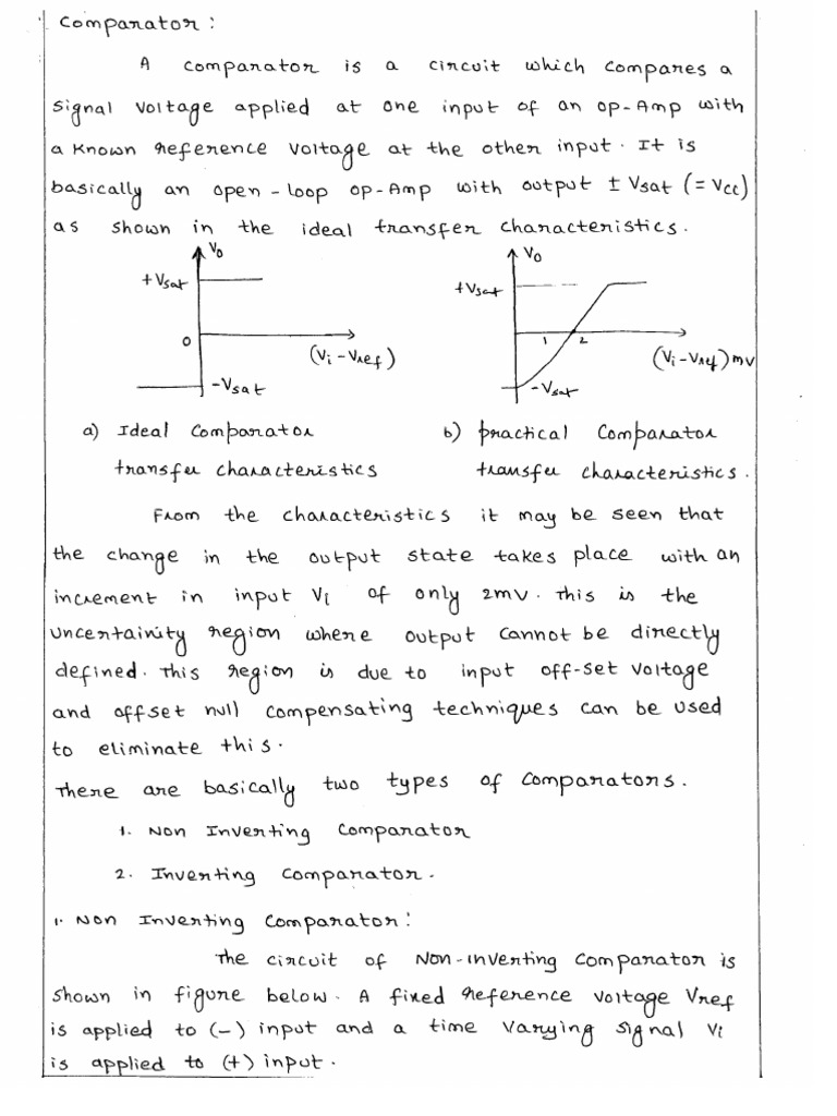 Comparator | PDF