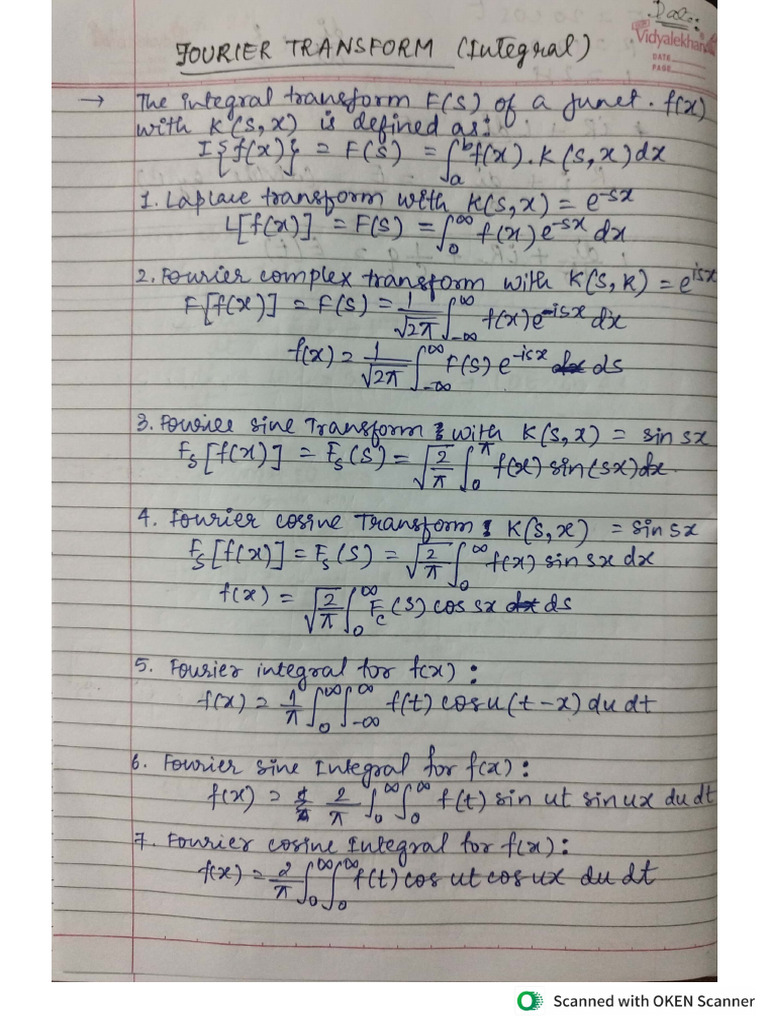 Unit 2 - Fourier Transform | PDF