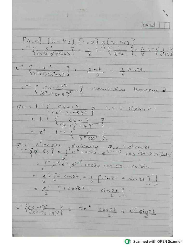 Maths 3 Tutorial 2. | PDF