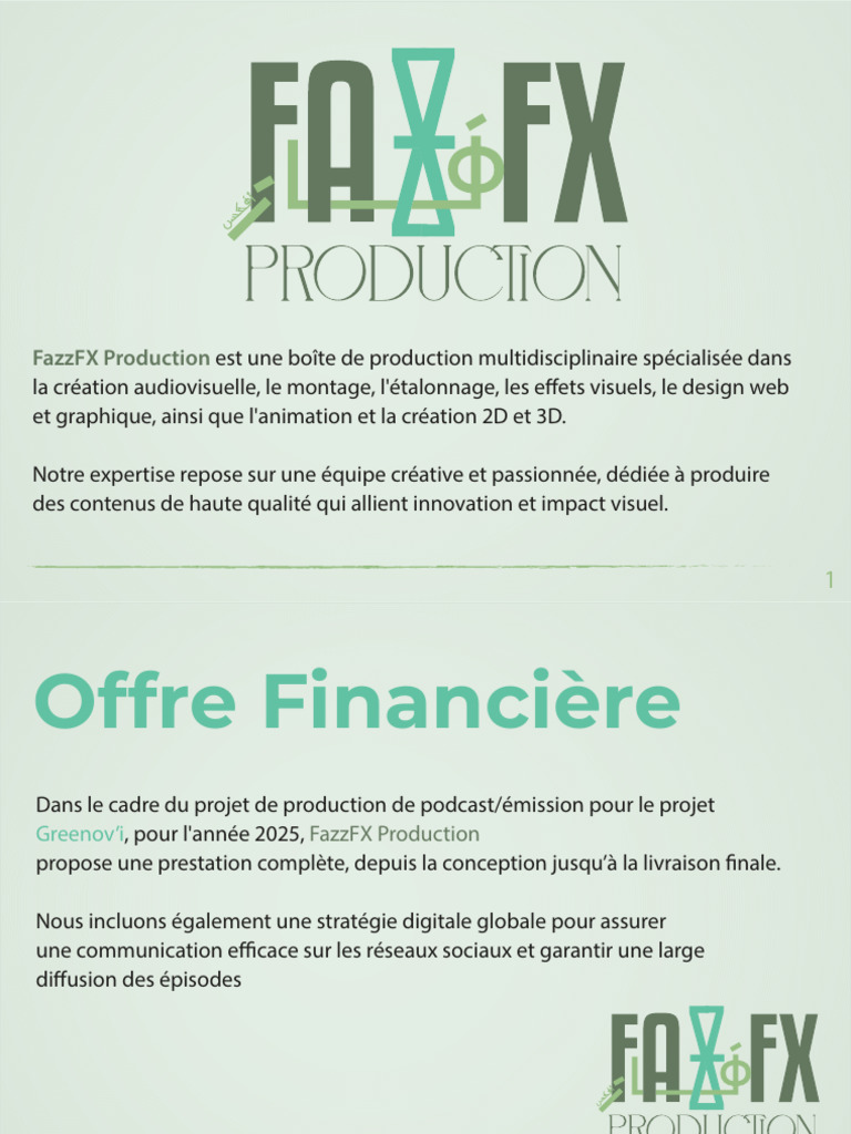 Offre Financière Design | PDF