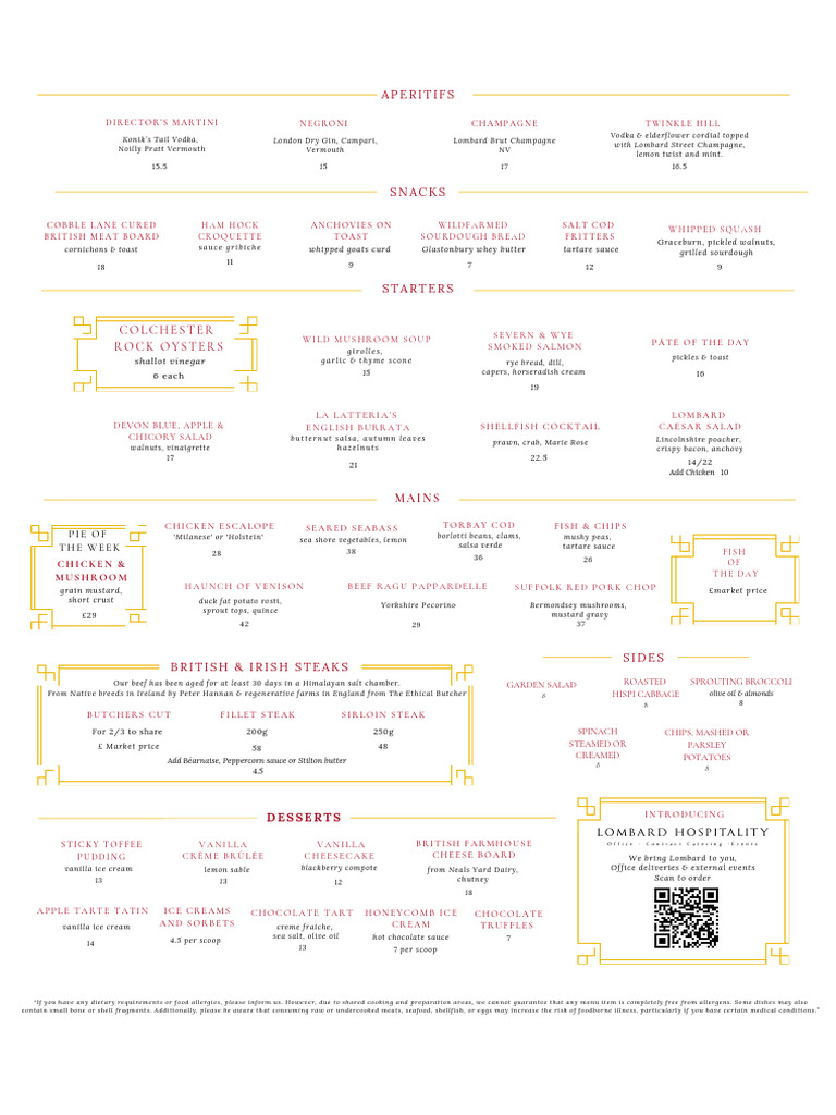 Seasonal British Menu Highlights | PDF | Sauce | Pickling