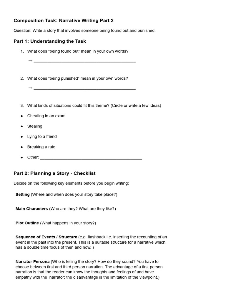 Narrative Writing Part 2 | PDF | Narration | Narrative