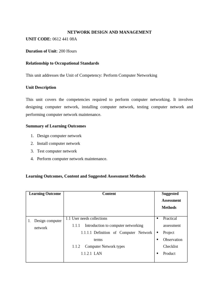 Computer Network Design & Management Guide | PDF | Ip Address ...