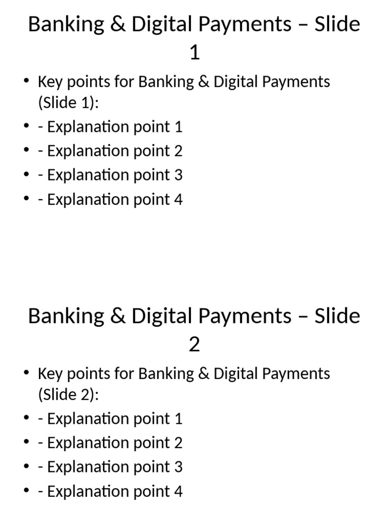 Banking & Digital Payments | PDF