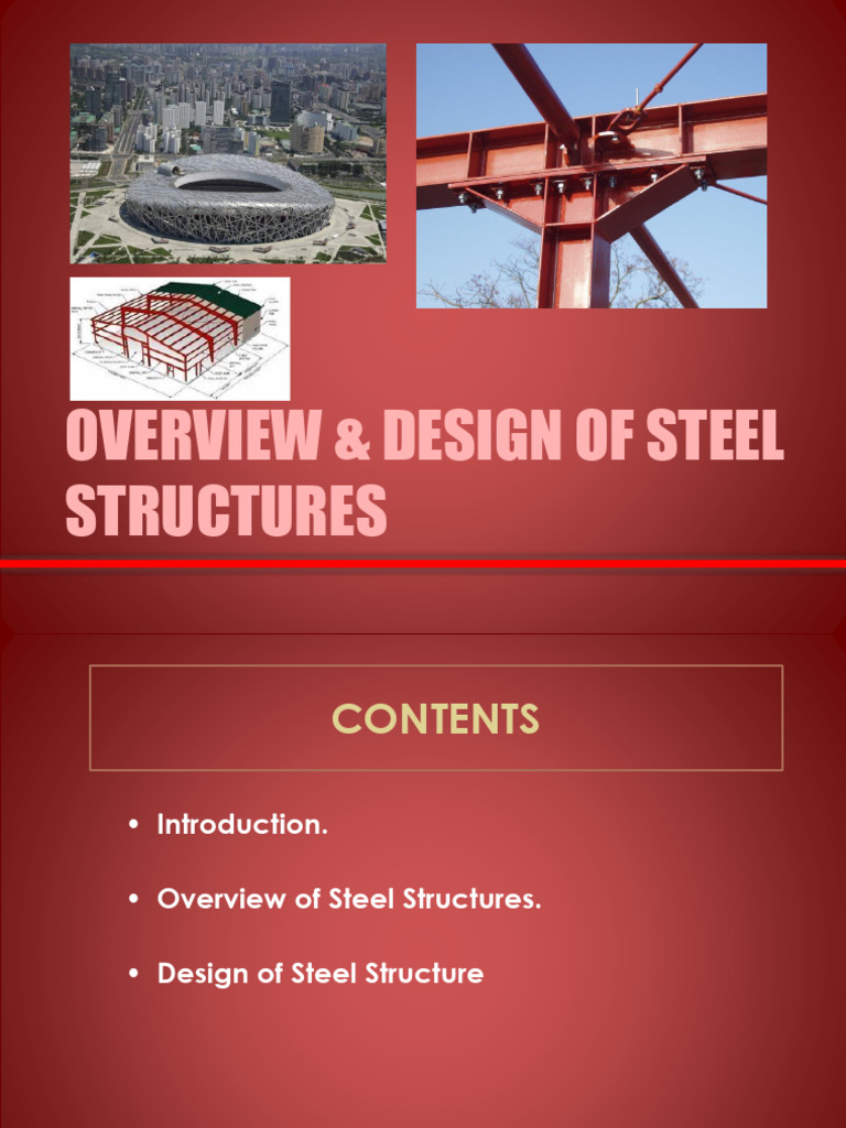 Steel Structures: Overview and Design Guide | PDF