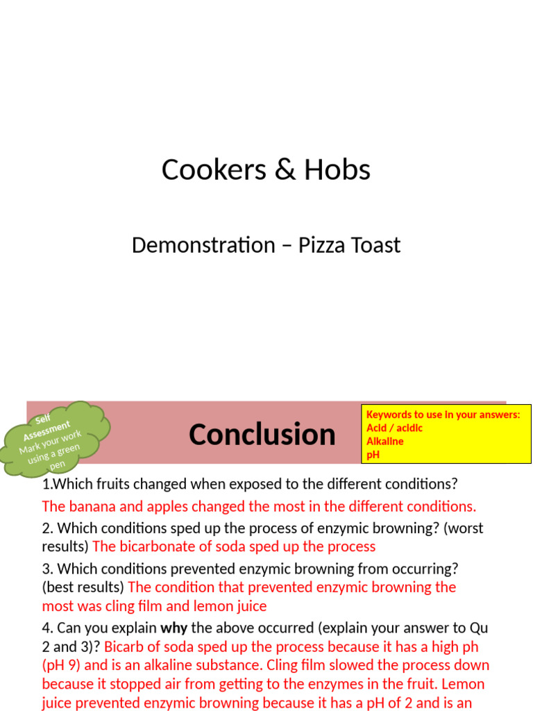 Lesson 8 - Cookers and Hob de | PDF | Oven | Grilling