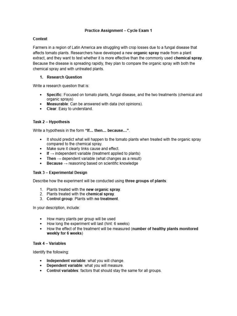Practice Assignment Exam 1 | PDF | Experiment | Cognition